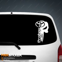 Наклейка на авто - Череп TOYOTA PROBOX