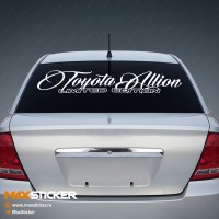 Наклейка на авто - TOYOTA ALLION
