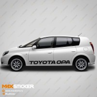Наклейки на борта TOYOTA OPA