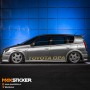 Наклейки на борта для TOYOTA OPA