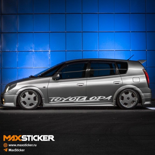 Наклейки на борта для TOYOTA OPA
