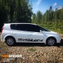 Наклейки на борта для TOYOTA OPA