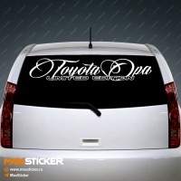 Наклейка стекло TOYOTA OPA