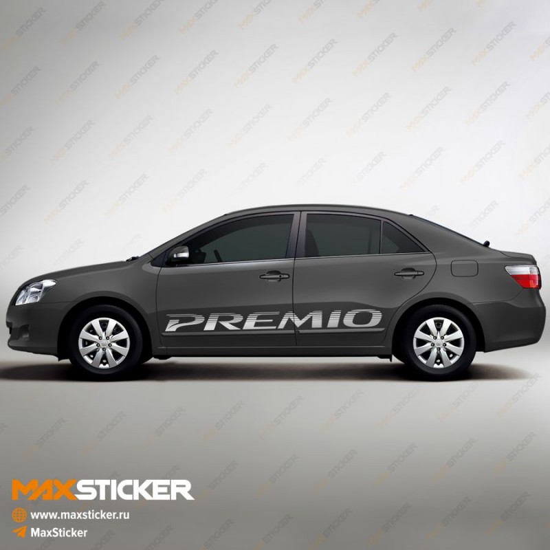 TOYOTA PREMIO - наклейки на борта