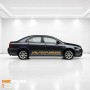 Наклейки на борта для TOYOTA AVENSIS