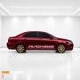 Наклейки на борта для TOYOTA AVENSIS