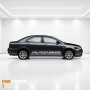 Наклейки на борта для TOYOTA AVENSIS