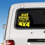 Прикольная наклейка для NIVA 4x4