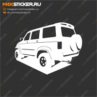 Наклейка UAZ PATRIOT