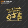 Наклейка на УАЗ - Don`t touch my PATRIOT