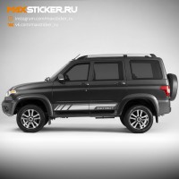 Наклейки на борт УАЗ PATRIOT