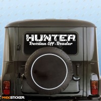 Наклейка на заднее стекло UAZ HUNTER