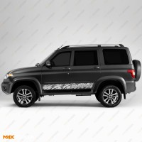 Наклейки на борта УАЗ PATRIOT