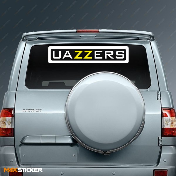 Прикольная наклейка на УАЗ - UAZZERS