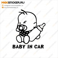 Наклейка - Baby in Car