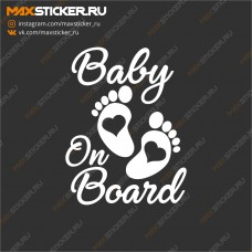 Наклейка - Baby on Board