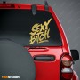 Наклейка на авто для девушек - Sexy Bitch