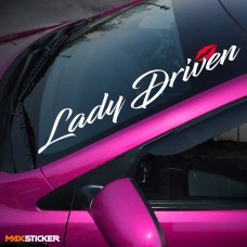 Наклейка для девушек - Lady Driven
