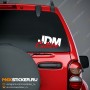 Наклейка на автомобиль - JDM Culture