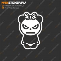 Наклейка - Злая Пандочка