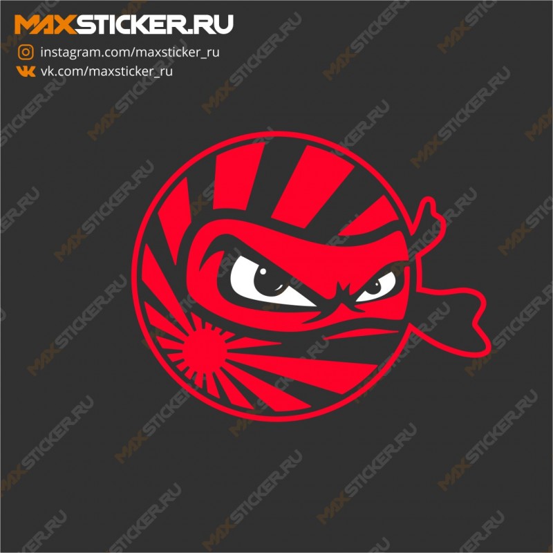 JDM наклейка на авто - JDM Маньяк