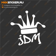 Наклейка - JDM Корона