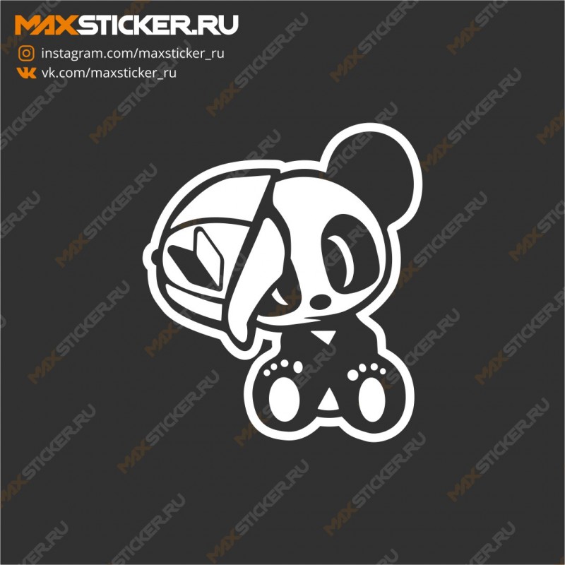 JDM наклейка на авто - JDM Панда