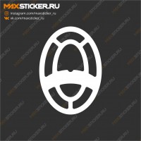 Наклейка - Катушка GARRETT