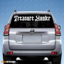 Наклейка на машину для кладоискателей - TREASURE HUNTER