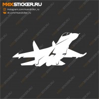 Наклейка на авто - Су-27