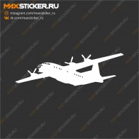 Наклейка на авто - Ан-12