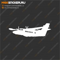 Наклейка - Самолёт L410