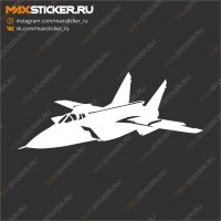 Наклейка на авто - Миг-31
