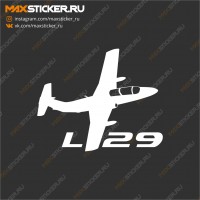 Наклейка на авто - L-29 Дельфин