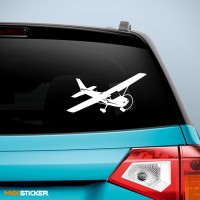 Наклейка на авто - Самолёт Cessna 172