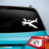 Наклейка на авто - Самолёт Cirrus SR20
