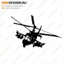 Наклейка - Вертолёт Ка-52