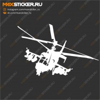 Наклейка - Вертолёт Ка-52