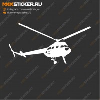 Наклейка - Вертолёт Ми-2