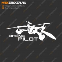Наклейка - Dron Pilot