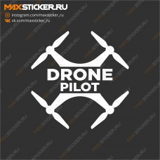 Наклейка - Dron Pilot