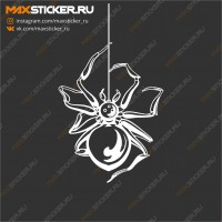 Наклейка на авто - Паук