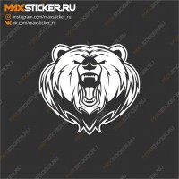 Наклейка - Медведь