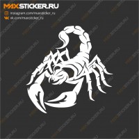 Автонаклейка - Скорпион