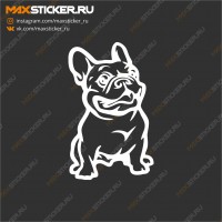 Наклейка - Французский бульдог