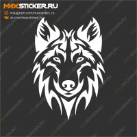 Наклейка - Волк