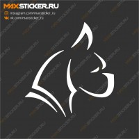 Наклейка - Боксёр