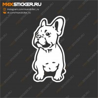 Наклейка - Французский бульдог