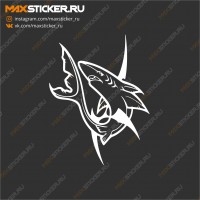 Наклейка на авто - Акула