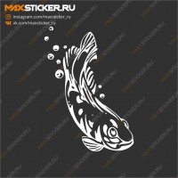 Наклейка на авто - Рыбка